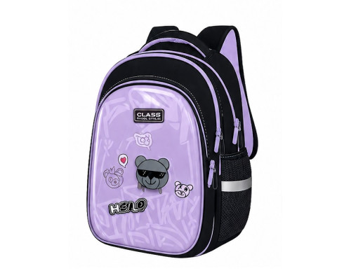 Ghiozdan cu spate ortopedic „Bear”, 3 compartimente, 37x29x17 cm, 26-8801-4C, CLASS