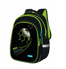 Ghiozdan cu spate ortopedic „Football”, 3 compartimente, 37x29x17 cm, 26-8801-6C, CLASS