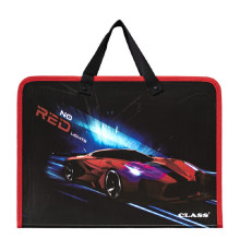 Mapa cu manere "Red Car", PP, 600mk, 350*255*45mm, 5631-25C,CLASS