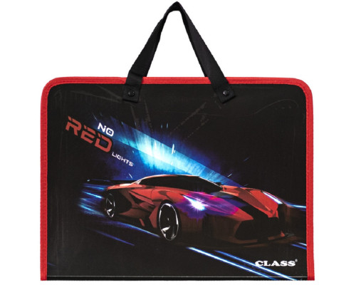 Mapa cu manere "Red Car", PP, 600mk, 350*255*45mm, 5631-25C,CLASS