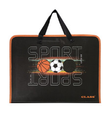 Mapa cu manere "Sport", PP, 600mk, 350*255*45mm, 5632-25C,CLASS