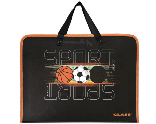 Mapa cu manere "Sport", PP, 600mk, 350*255*45mm, 5632-25C,CLASS