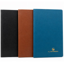 Carnet A4, 192 foi matem., eco piele, Gingko (50)