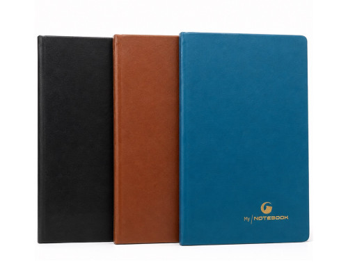 Carnet A4, 192 foi linie., eco piele, Gingko (50)