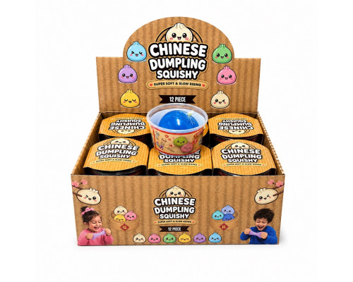 Slime "Dumpling", 6 culori, 3+, (12/144)