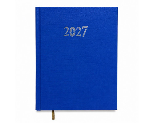 Ежедневник A5 датированный 2027, Clasica, синий (75)