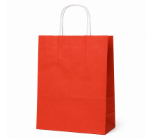 Pachet pentru cadou, craft rosu, 25x31x12 cm, 120g/m2 (25)