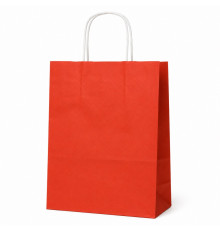 Pachet pentru cadou, craft rosu, 25x31x12 cm, 120g/m2 (25)