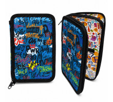 Penar rigid 2 compartimente, Graffiti 12,5*19,5*4