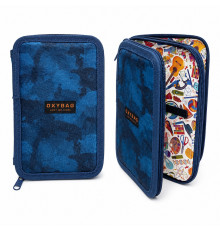 Penar rigid 2 compartimente, Blue Oxy Bag 12,5*19,5*4
