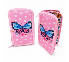 Penar rigid 2 compartimente, Butterfly, 12,5*19,5*4
