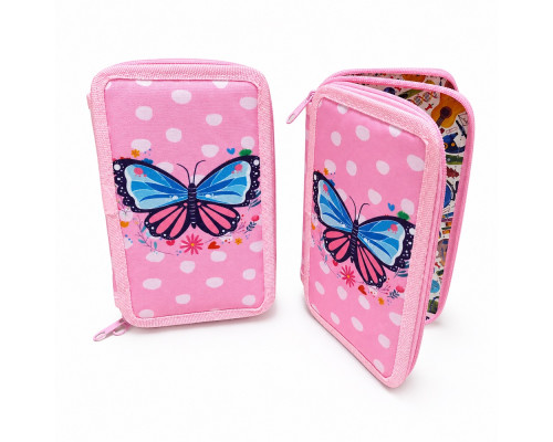 Penar rigid 2 compartimente, Butterfly, 12,5*19,5*4