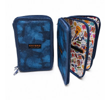 Penar rigid 3 compartimente, Blue Oxy Bag 12,5*19,5*5
