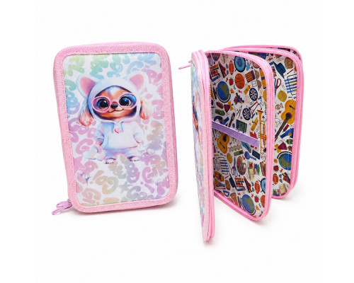 Penar rigid 3 compartimente, WOW GIRL GOI, 12,5*19,5*5
