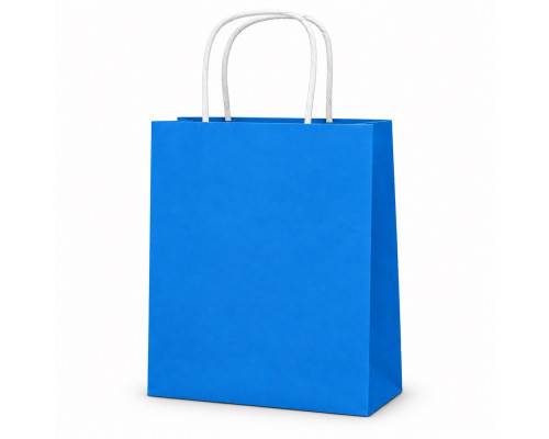 Pachet pentru cadou, craft albastru, 18x24x8cm, 120g/m2 (25)