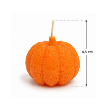 Свеча декоративная "Тыква" h- 4cm