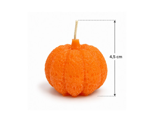 Свеча декоративная "Тыква" h- 4cm