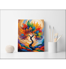 Set pictură pe numere 60*80 "Arborele viselor" 6079
