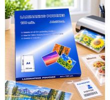 Folie pentru laminare A4, 100 microni, 100 bucati