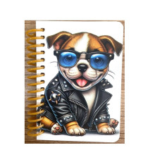 Carnet A7, 64 file, veline, coperta cartonata subtire, cu spirala, N9844