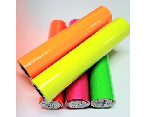 Etichete de pret colorate 12x21mm, pentru marcator, XSJ-300