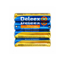 Baterie AAA, Alcaline, 4buc. LR03, 1,5 V Deleex