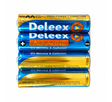 Baterie AA, Alcaline, 4buc. LR6, 1,5 V Deleex