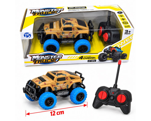 Jucarie Masina MONSTER TRUCK cu telecomanda si lumini, 3+, 69393