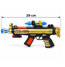 Игрушка Автомат со звуком и светом, 3+ 838