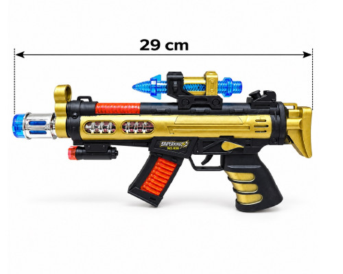 Игрушка Автомат со звуком и светом, 3+ 838