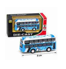 Игрушка АВТОБУС, металл, в ассортименте 74284
