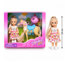 Кукла Defa Lucy с пони, 12 см, 3+, 8809