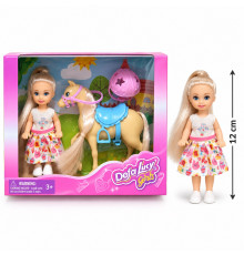 Кукла Defa Lucy с пони, 12 см, 3+, 8809
