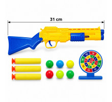 Jucaria Arma +6 bile și 3 cartușe moi, 3+ 64649