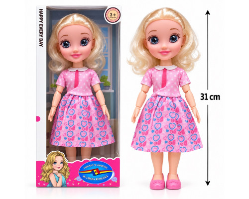 Papusa vorbitoare in romana, 31 cm, 3+, 202112