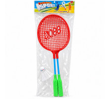 Set badminton pentru copii, 2 rachete + volan, plastic, 3+ 2088