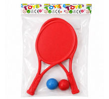 Set palete tenis pentru copii, 2 palete + 2 mingi 75076