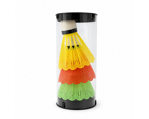 Set fluturasi badminton in tub, 3 buc. 75203