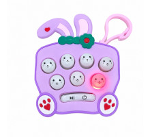 Breloc interactiv pentru copii, model Iepuras, cu lumini si sunete 66713