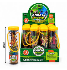 Игровой набор ANIMAL WORLD, ассорти, 14 деталей в тубе, 3+ 3560-12