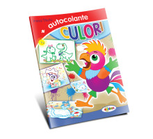 Carte de colorat "Culori" +70 autocolante, A4, D*0560