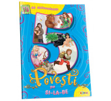 5 Povesti pe silabe (albastra) +70 autocolante, A4, D*6158