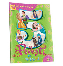 5 Povesti pe silabe (verde) +70 autocolante, A4, D*6134