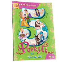 5 Povesti pe silabe (verde) +70 autocolante, A4, D*6134