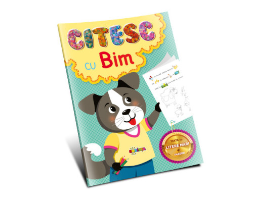Citesc și colorez. Citesc cu Bim. D*6455 Citesc și colorez. Citesc cu Bim. D*6455
