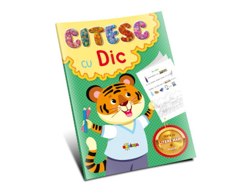 Citesc și colorez. Citesc cu Dic. D*6462