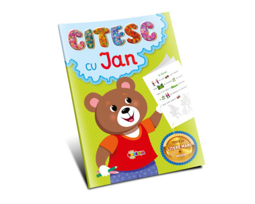 Citesc și colorez. Citesc cu Jan. D*6493