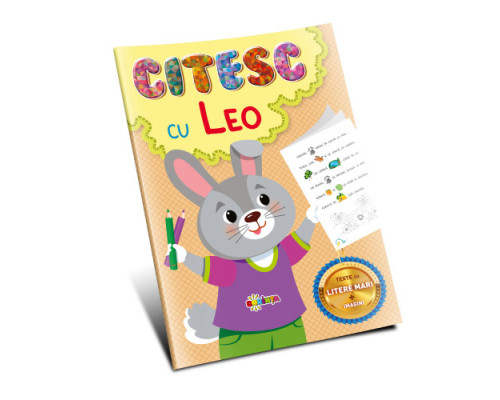 Citesc și colorez. Citesc cu Leo. D*6509 Citesc și colorez. Citesc cu Leo. D*6509