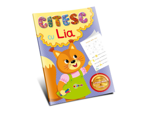 Citesc și colorez. Citesc cu Lia. D*6516