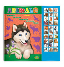 Carte cu sunete. Animale + engleza D*0768